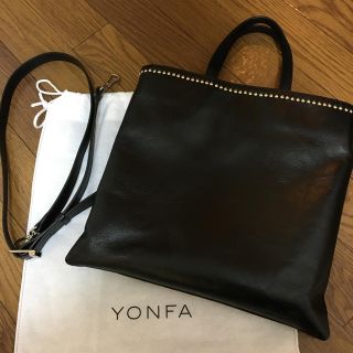 ドゥーズィエムクラス(DEUXIEME CLASSE)のゆう様専用　yonfa ヨンファ　スタッズレザートート　(ショルダーバッグ)