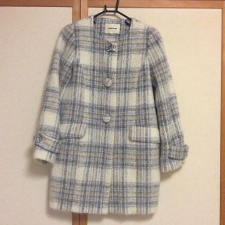 レッセパッセ(LAISSE PASSE)の♪レッセパッセ♪ 美品 ノーカラーコート(ロングコート)