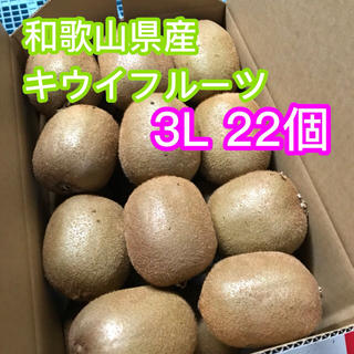 芯が甘い！【二級品】和歌山県産キウイフルーツ 3L 22個入り(フルーツ)
