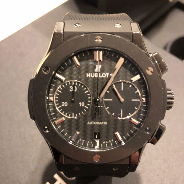 HUBLOT クラシックフュージョン クロノグラフ ブラックマジックメンズ