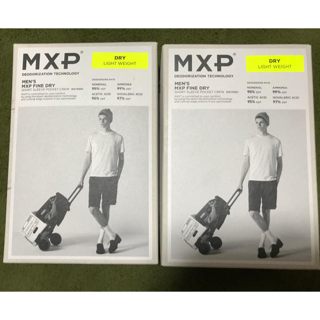 GOLDWIN(ゴールドウィン)のmxp tシャツ ライトウェイト 白 ホワイト 二枚セット ポケットT メンズのトップス(Tシャツ/カットソー(半袖/袖なし))の商品写真