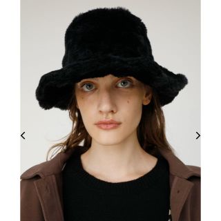 マウジー(moussy)のファー バケット ハット moussy 帽子 (ハット)