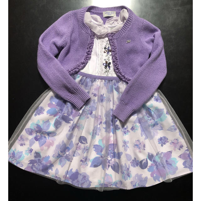 最先端 美品 アナスイミニ 入学式 女の子 120 ANNA SUI mini