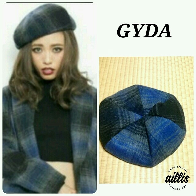 GYDA(ジェイダ)のGYDA♡チェックベレー帽 レディースの帽子(ハンチング/ベレー帽)の商品写真