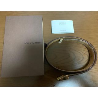 ルイヴィトン(LOUIS VUITTON)の★正規品 ルイ・ヴィトン 革ベルト モノグラム M6800★(ベルト)