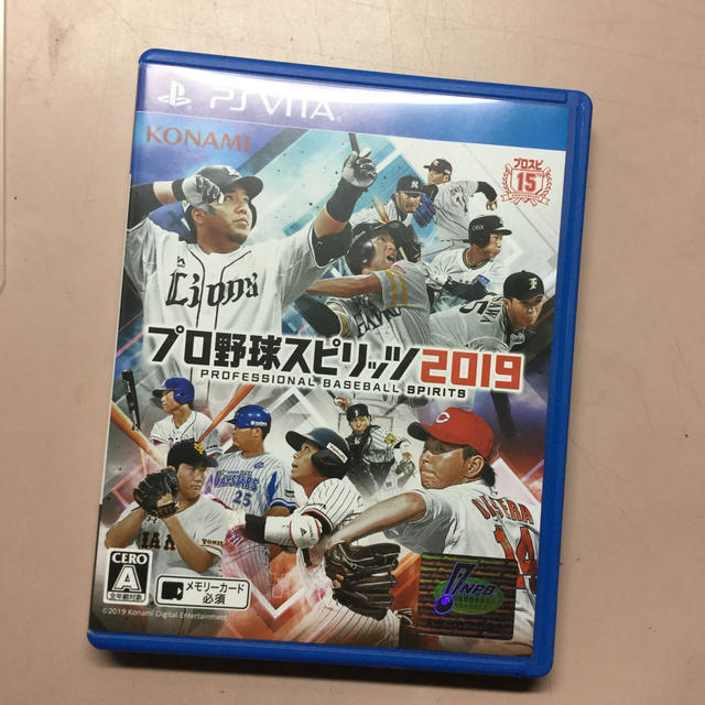 プロ野球スピリッツ2019 Vita エンタメ/ホビーのゲームソフト/ゲーム機本体(携帯用ゲームソフト)の商品写真