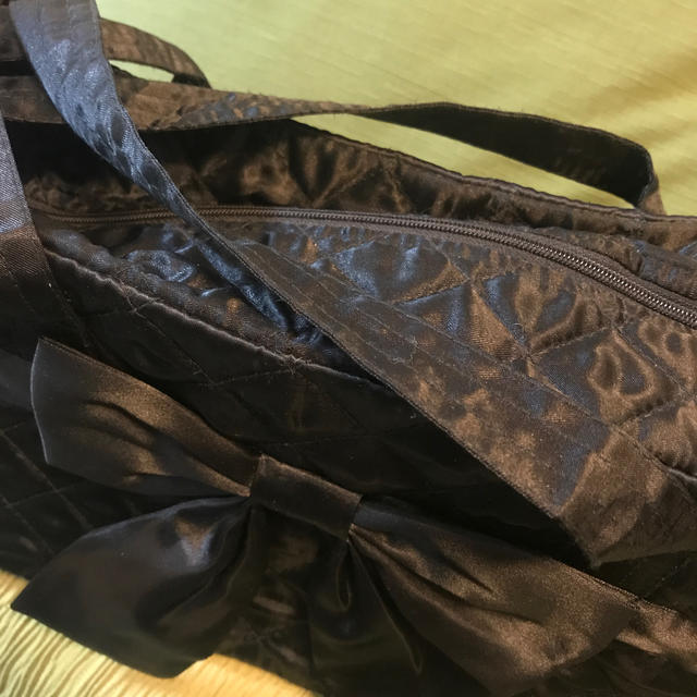 NaRaYa(ナラヤ)のナラヤ　リボン　ハンドバッグ  ブラック　SS レディースのバッグ(ハンドバッグ)の商品写真