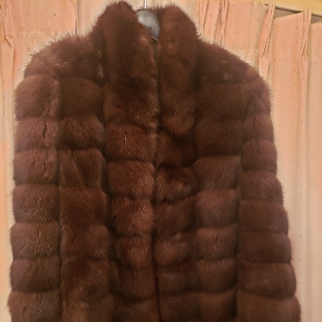 ロシアンセーブルコート レディースのジャケット/アウター(毛皮/ファーコート)の商品写真