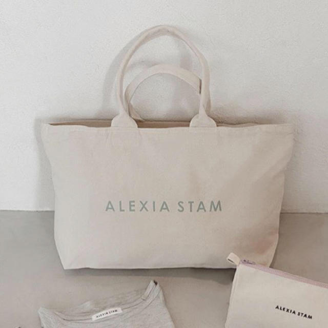 ALEXIA STAM(アリシアスタン)のALEXIA STAM アリシアスタン トートバッグ HAPPY BAG  レディースのバッグ(トートバッグ)の商品写真