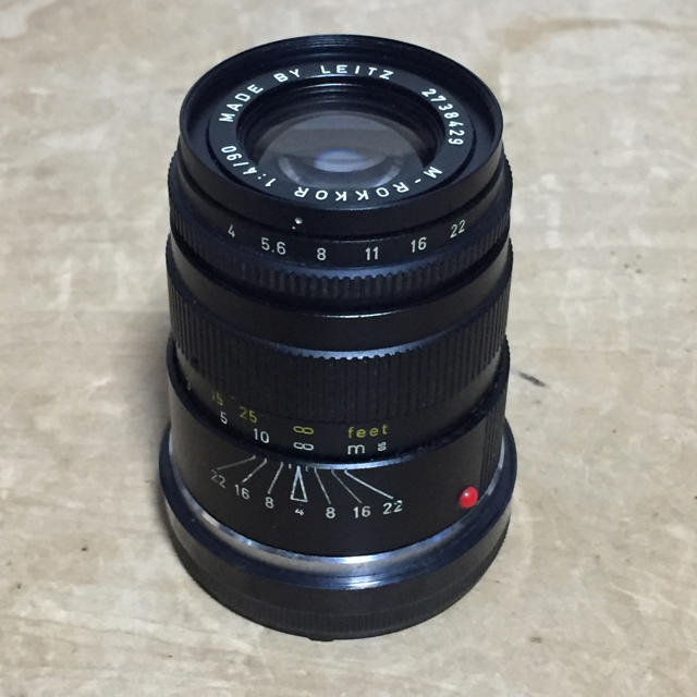 KONICA MINOLTA(コニカミノルタ)のミノルタ M-ROKKOR 90mm f4 ドイツ製 現状渡し品 スマホ/家電/カメラのカメラ(レンズ(単焦点))の商品写真