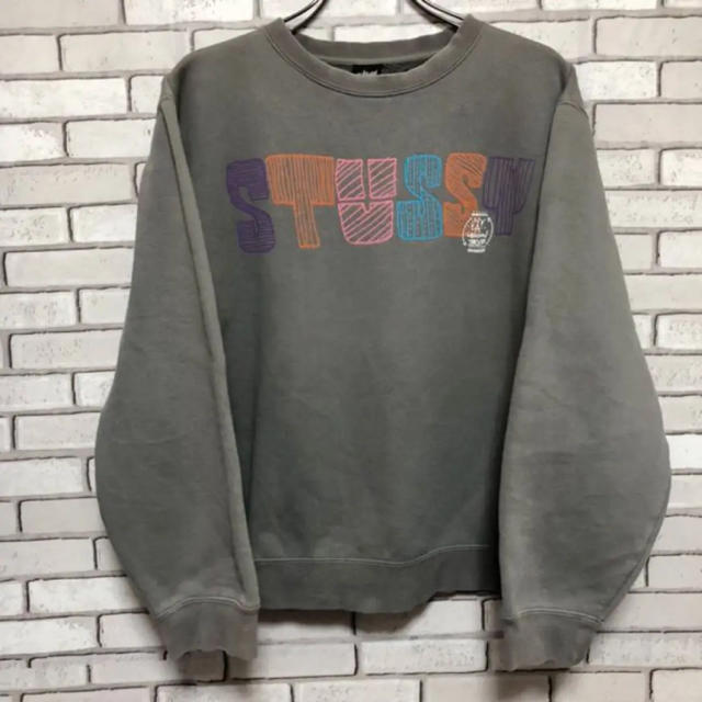 STUSSY(ステューシー)の【超激レア】ステューシー☆ビッグロゴ スエット 90s メンズのトップス(スウェット)の商品写真