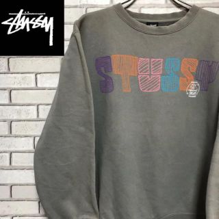 ステューシー(STUSSY)の【超激レア】ステューシー☆ビッグロゴ スエット 90s(スウェット)