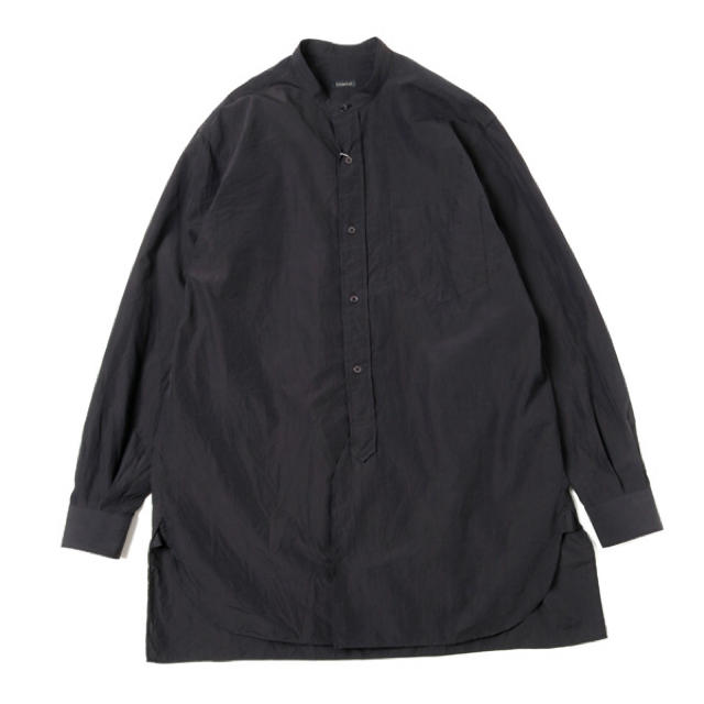 【19ss/希少品】comoli バンドカラーシャツ ブラック サイズ 2 1