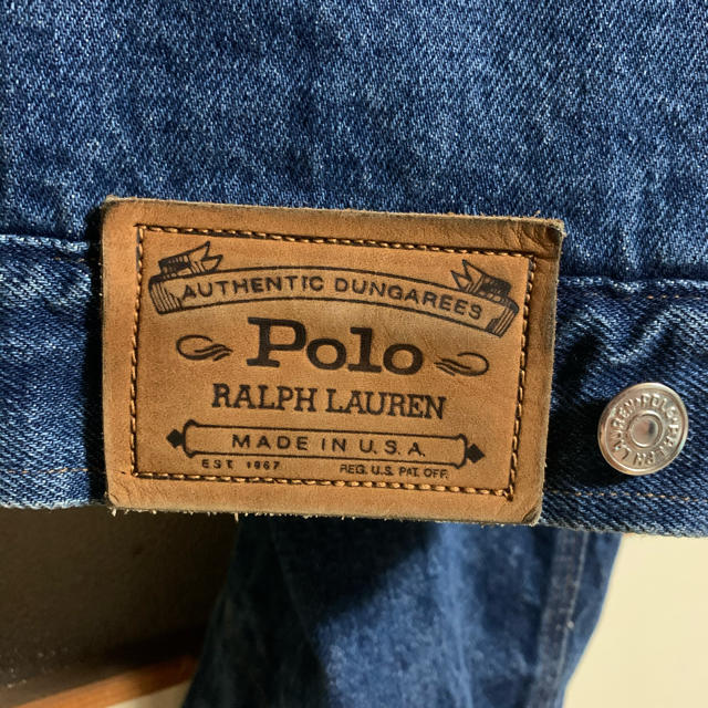 POLO RALPH LAUREN(ポロラルフローレン)の80’s 90’s Polo Ralph Lauren デニムジャケット メンズのジャケット/アウター(Gジャン/デニムジャケット)の商品写真