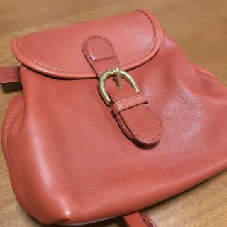 コーチ(COACH)の【美品】OLD COACH オールドコーチ ミニリュック 赤茶(リュック/バックパック)