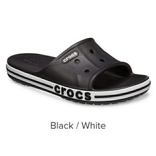 クロックス(crocs)の26cm クロックス バヤバンド スライド BLACK/WHITE M8W10(サンダル)