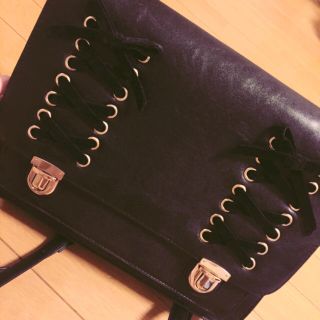 ハニーミーハニー(Honey mi Honey)のレースアップ3way bag♡(ショルダーバッグ)