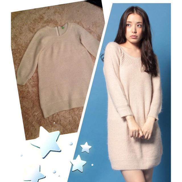 PROPORTION BODY DRESSING(プロポーションボディドレッシング)のプロポ♡ニットワンピ♡白 レディースのワンピース(ミニワンピース)の商品写真