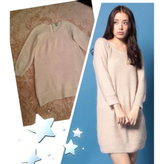 プロポーションボディドレッシング(PROPORTION BODY DRESSING)のプロポ♡ニットワンピ♡白(ミニワンピース)