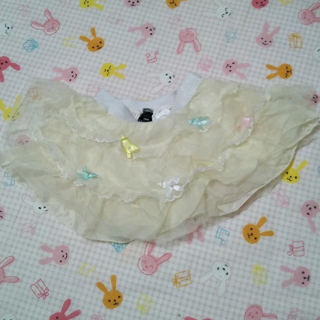 プリンセススカート白 キッズ/ベビー/マタニティのベビー服(~85cm)(スカート)の商品写真