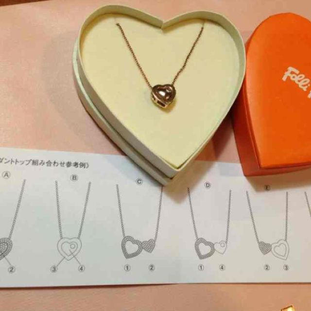 Folli Follie(フォリフォリ)のフォリフォリ♡ピンクゴールドネックレス レディースのアクセサリー(ネックレス)の商品写真