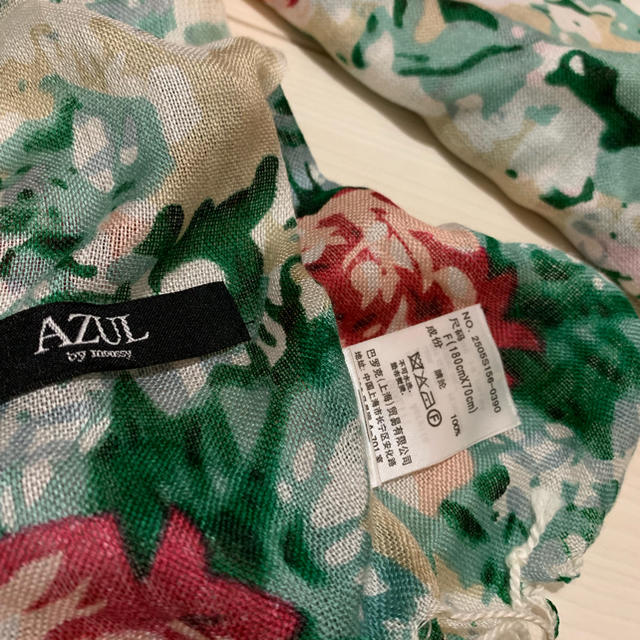 AZUL by moussy(アズールバイマウジー)のmoussy ストール 2点セット レディースのファッション小物(ストール/パシュミナ)の商品写真