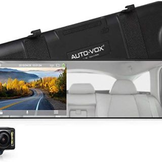 AUTO-VOX M6 4.5インチ ミラーモニター ミラー型ドライブレコーダー(セキュリティ)