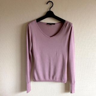 マックスマーラ(Max Mara)のマックスマーラ♡上質素材のVネックニット(ニット/セーター)