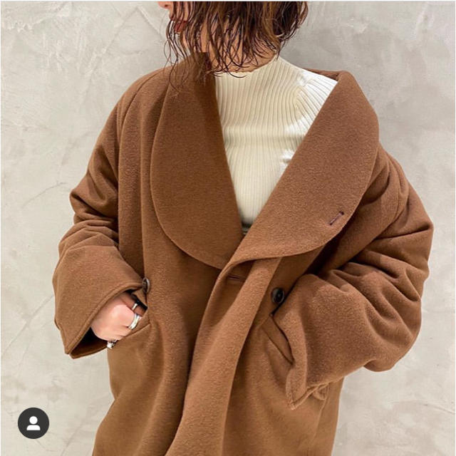 【値下げ】【HOLIDAY】SHAWL COLLAR FUTON COAT