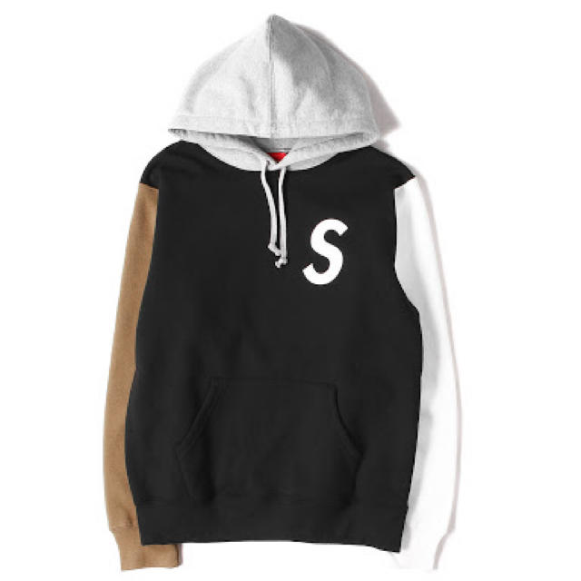 S Logo Colorblocked Hooded Sweatshirt