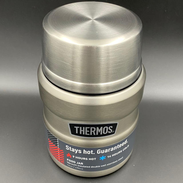 THERMOS(サーモス)の【新品】THERMOS ステンレス フードジャー　0.45l　スプーン付 インテリア/住まい/日用品のキッチン/食器(弁当用品)の商品写真