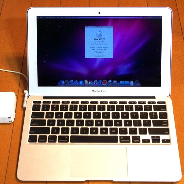 MacBook Air 13inch Late 2010 US配列キーボード