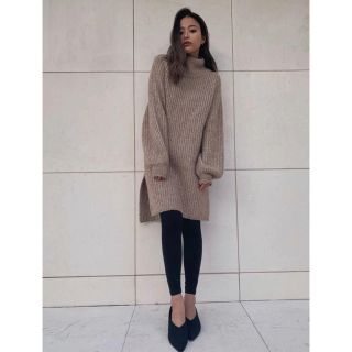 アリシアスタン(ALEXIA STAM)のTRUNC 88  Low gauge knit onepiece(ニット/セーター)