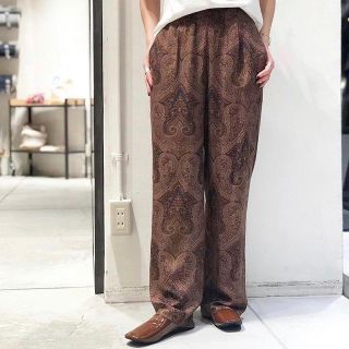 トゥデイフル(TODAYFUL)のpaisley  rough  pants  TODAYFUL 36(カジュアルパンツ)