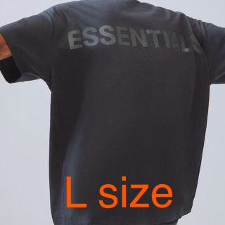 フィアオブゴッド(FEAR OF GOD)の新品　FOG ESSENTIALS BOXY T-SHIRT ブラック　Lサイズ(Tシャツ/カットソー(半袖/袖なし))