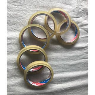コクヨ(コクヨ)の新品 セロハンテープ 6本セット 15㍉ opp 梱包資材 NICHIBAN(テープ/マスキングテープ)