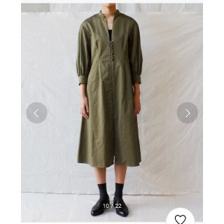 エボニーアイボリー(Ebonyivory)の
【Ebonyivory】スーピマ×リネンチノクロス ロングシャツワンピース

(ロングワンピース/マキシワンピース)