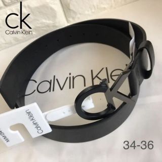 カルバンクライン(Calvin Klein)の新品★Calvin Klein カルバンクライン ロゴバックル 本革ベルト(ベルト)