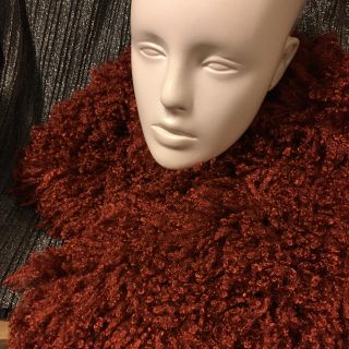 アナスイ(ANNA SUI)のアナスイ　ふわふわストールマフラー🧣オレンジ(マフラー/ショール)