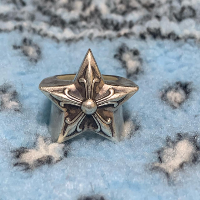 Chrome Hearts(クロムハーツ)のラージスターリング　約19.5号 メンズのアクセサリー(リング(指輪))の商品写真