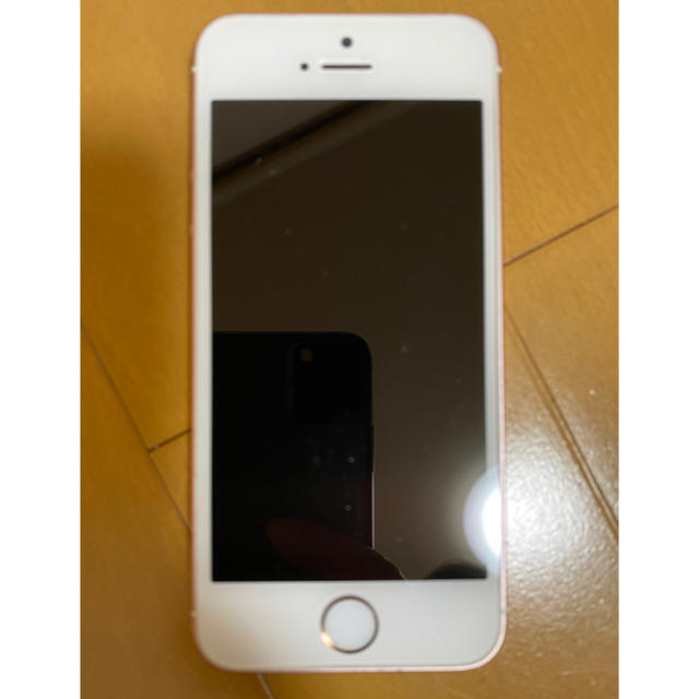【品】iPhone SE ローズゴールド64GB SIMフリー