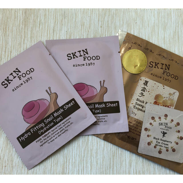 SKIN FOOD(スキンフード)の【FACE MASK】ルルルンパック&スキンフードパック コスメ/美容のスキンケア/基礎化粧品(パック/フェイスマスク)の商品写真