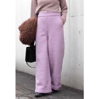 ルームサンマルロクコンテンポラリー(room306 CONTEMPORARY)の専用　boucle wool high bottom pink M(カジュアルパンツ)