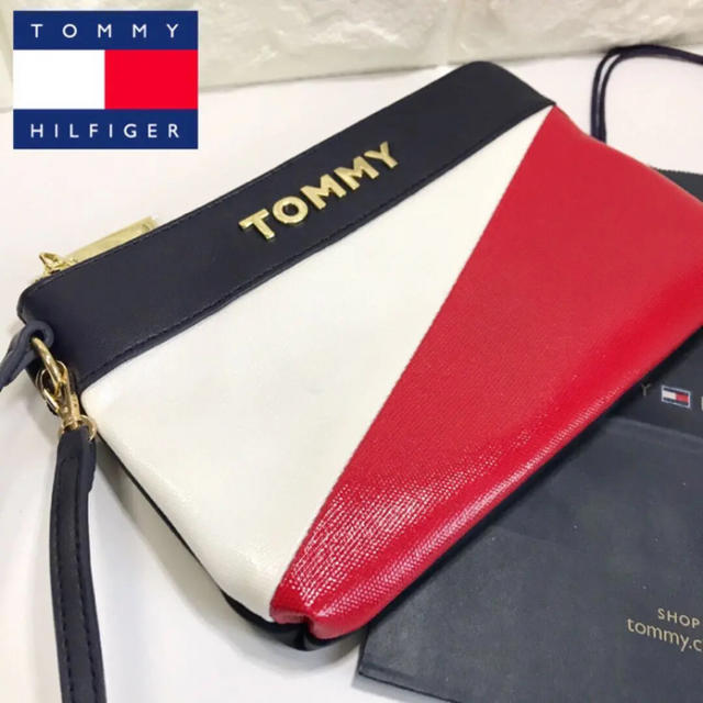 TOMMY HILFIGER(トミーヒルフィガー)の新品 トミーヒルフィガー TOMMY HILFIGER クラッチバッグ ポーチ レディースのバッグ(クラッチバッグ)の商品写真