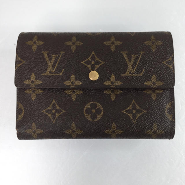 ルイヴィトン LOUIS VUITTON モノグラム 三つ折り財布