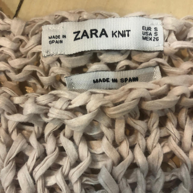 ZARA(ザラ)のザラニットベスト新品未使用 レディースのトップス(ベスト/ジレ)の商品写真