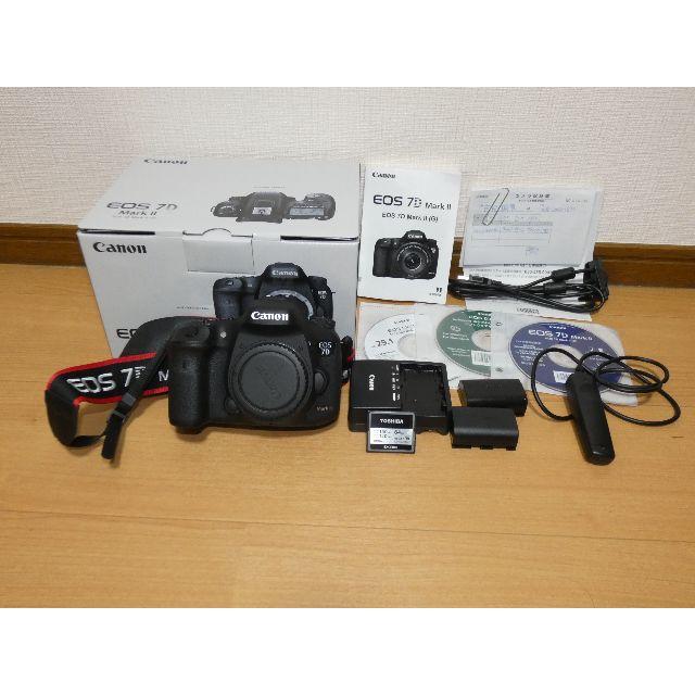 激安売品 ◇Ｃａｎｏｎ ＥＯＳ ７Ｄ Mark II ボディ【美品・ＣＦカード