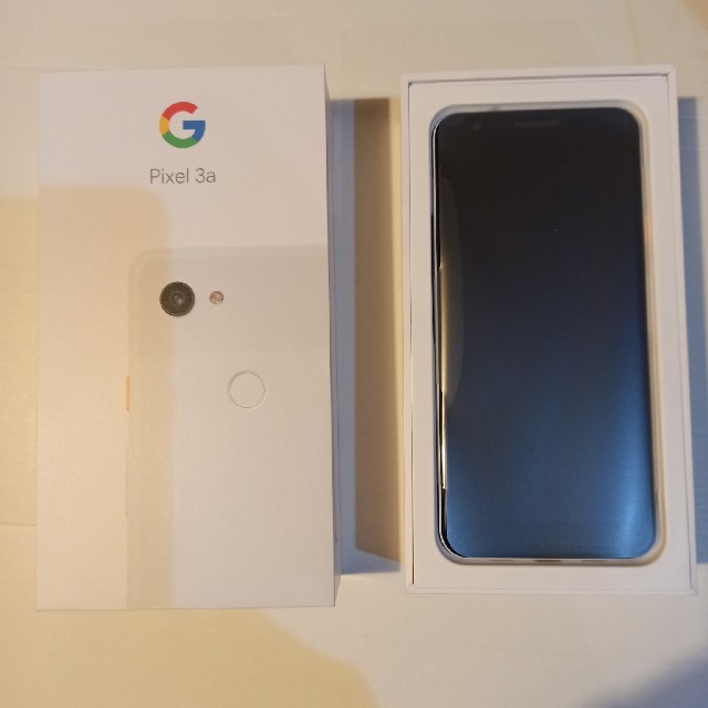 新品未使用　google pixel 3a　ホワイト　シムフリー