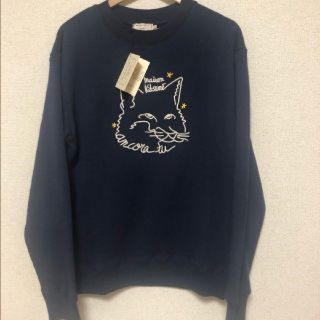 メゾンキツネ(MAISON KITSUNE')の【最終値下げ】新品タグ付き 19aw メゾンキツネ トレーナー スウェット(スウェット)