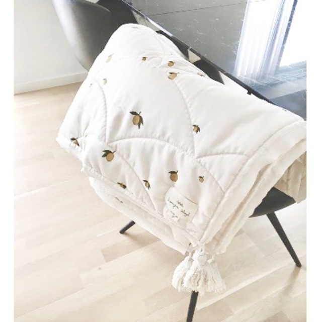 Caramel baby&child  - 新品✦ラスト1 Konges Sloejd キルトブランケット マット レモン柄